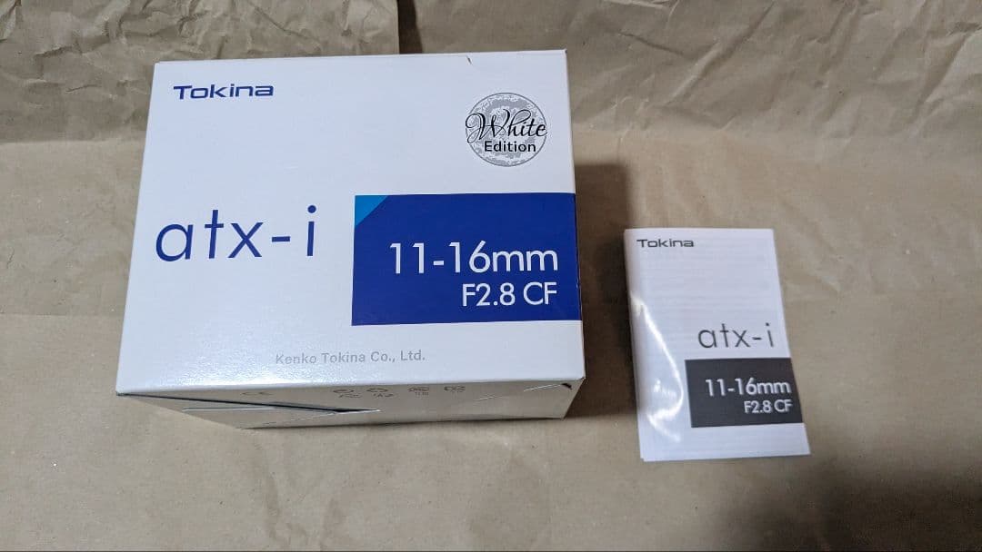 atx-i 11-16mm F2.8 CF tokina EFマウント ホワイト