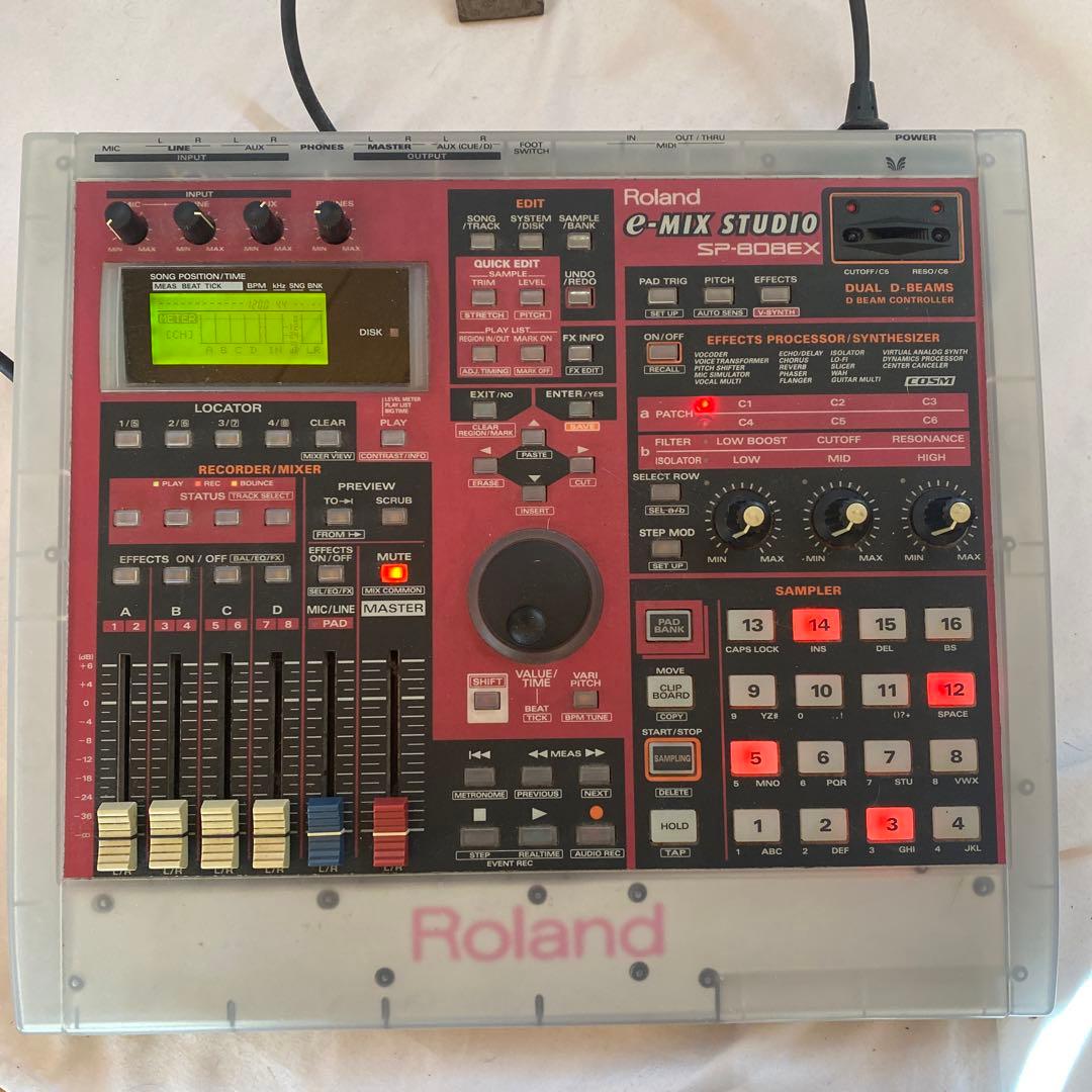 【廃盤】Roland e-mix studio sp-808ex 電源コード