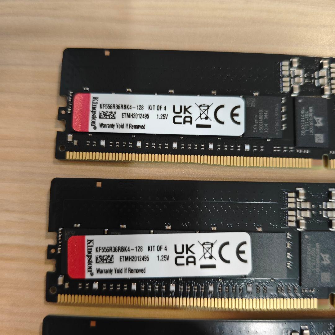 専用新品PC5-44800 DDR5 5600 128GB RDIMM メモ @