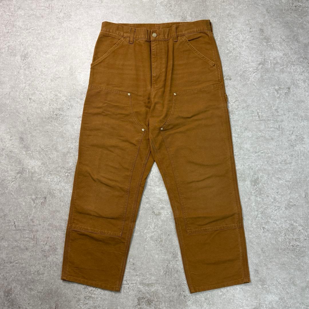 人気■carhartt カーハート【32】ダブルニー ペインター パンツ ダック