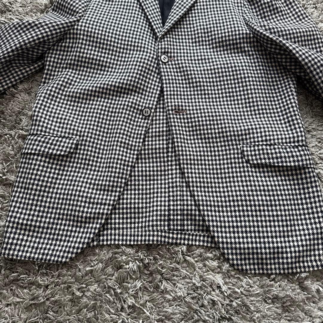 60s ヴィンテージ　テーラードジャケット　千鳥柄　希少