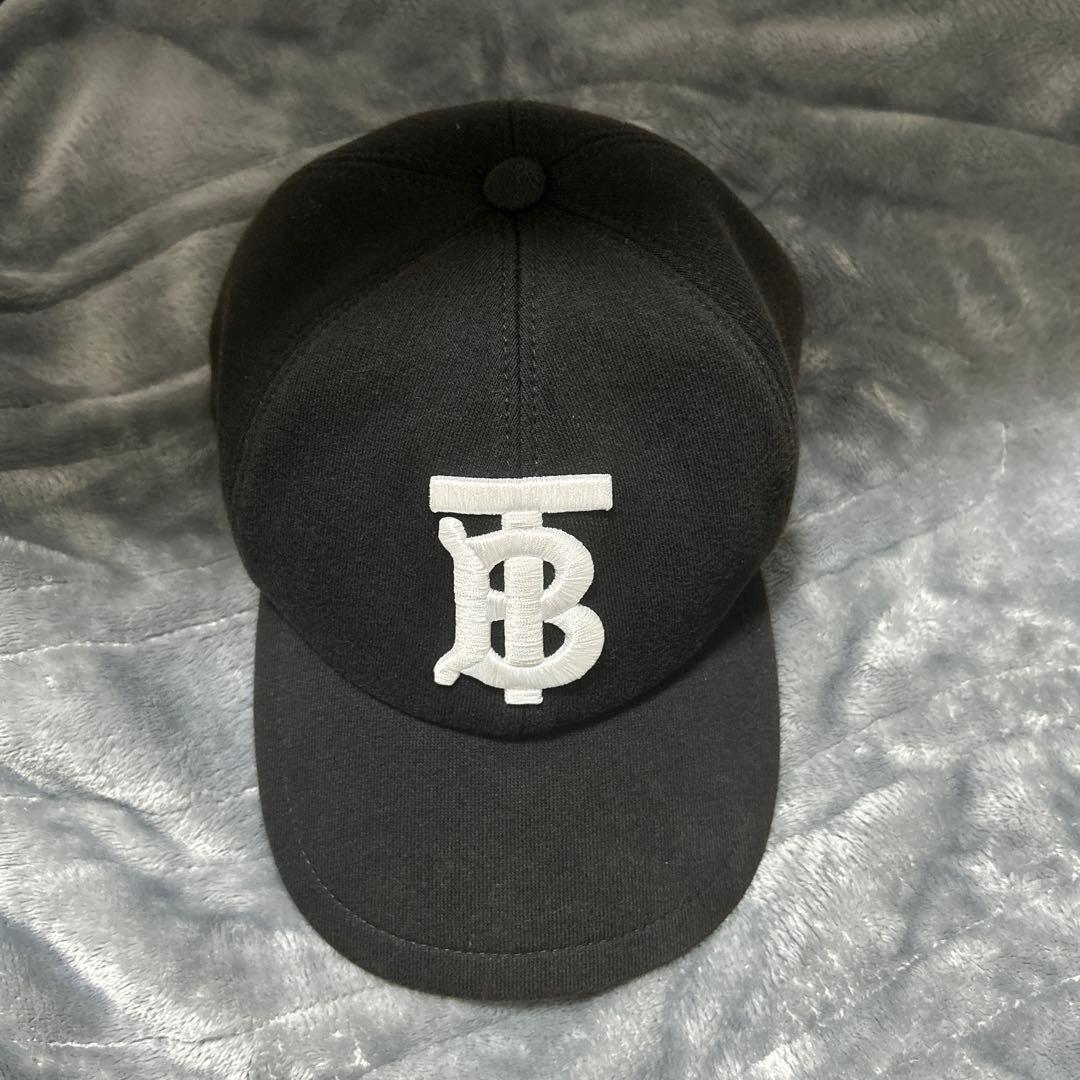 バーバリー TB ロゴ キャップ Mサイズ 美品