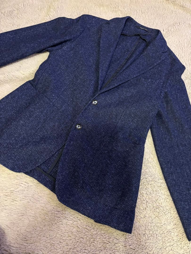 タリアトーレ❣️【イタリア製】テーラードジャケット ダークブルー　サイズ48